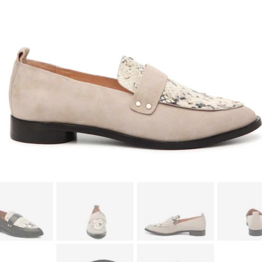 Beautiful joie suede&leather loafer